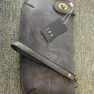 Joy Susan Charcoal Wristlet